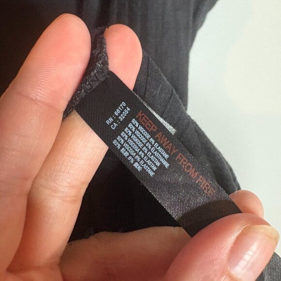 FP Movement Free People black ribbed high neck tank - Picture 3 of 4